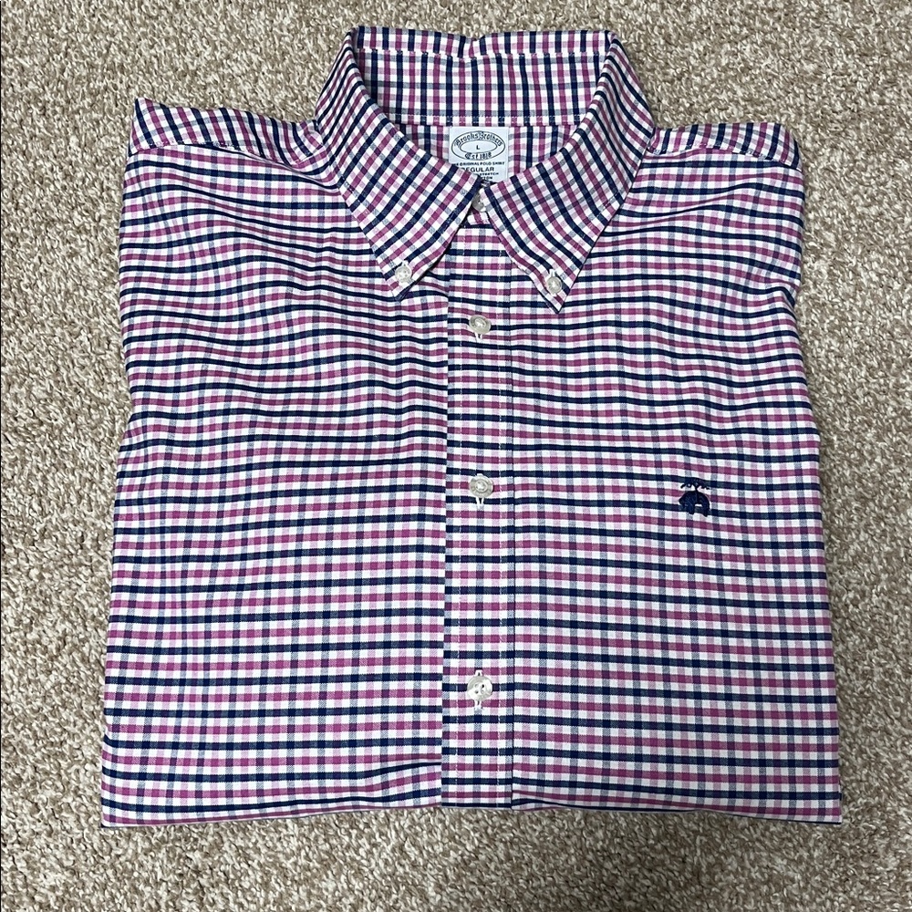 Brooks Brothers No Iron Regular Large Oxford